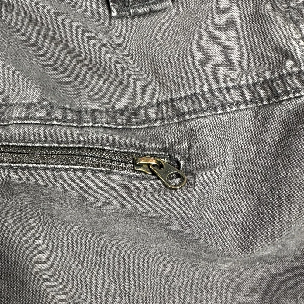 Vintage Nike Pants Mens 33 Gray Sportswear Cotton Cargo Zip Pocket